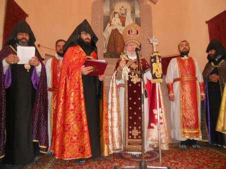 Переосвящение армянской церкви в Тбилиси