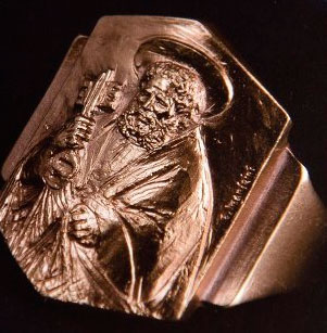 Перстень Папы Франциска изготовлен по эскизу, созданному для Папы Павла VI. Благовест-Инфо