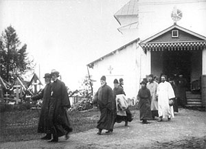 Соловецкий концлагерь. Храм преподобного Онуфрия Великого. www.fond.ru