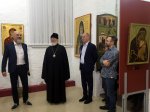 А.Анисимов и епископ Панкратий открывают новую выставку