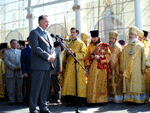 Выступает министр культуры Александр Соколов